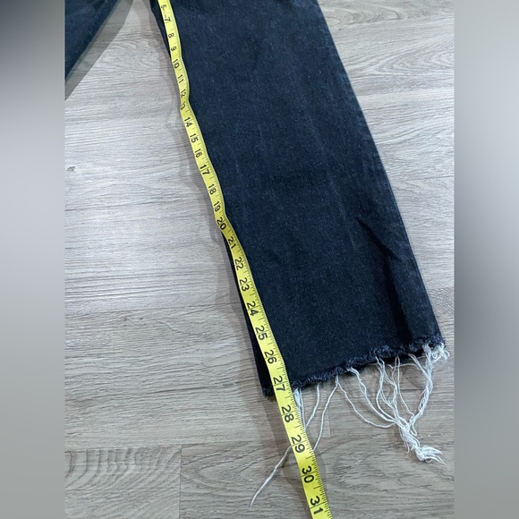 Re/Done High Rise Black Women's Jeans COMFORT STRETCH HIGH RISE STOVE PIPE 27 - Picture 8 of 8